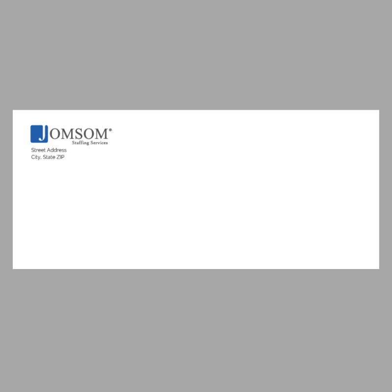 Custom Business Envelopes – Jomsom Staffing Branded