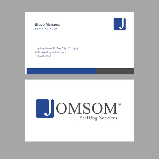 Jomsom Two Sided Business Card