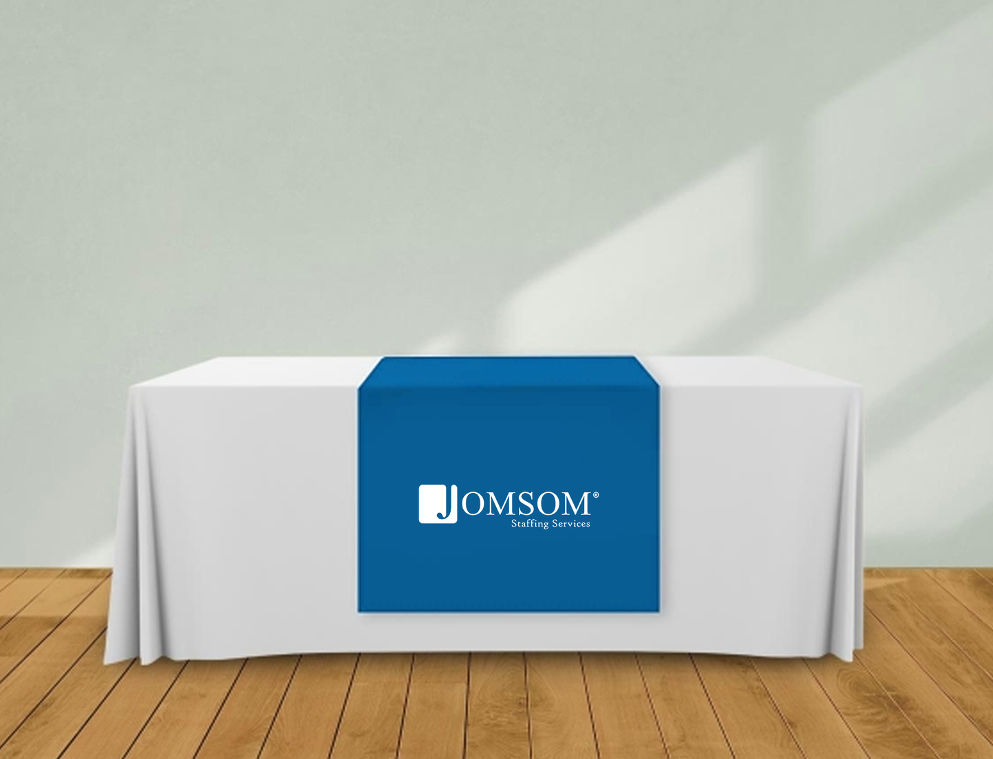 Custom Table Runner – Jomsom Staffing Branded