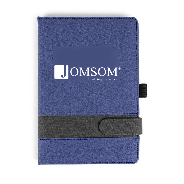 LuxeMag A5 Leather Journal – Jomsom Staffing Branded