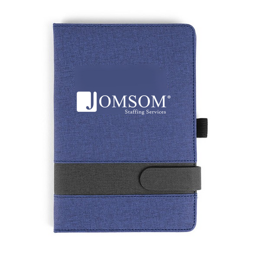 LuxeMag A5 Leather Journal – Jomsom Staffing Branded