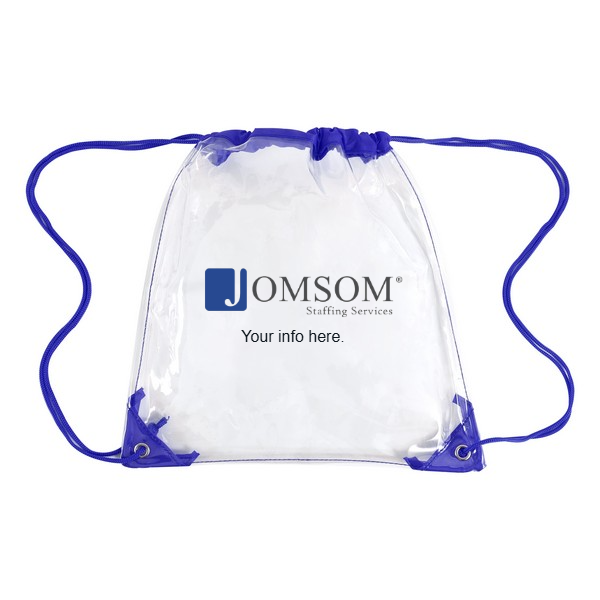 Clear Drawstring Backpack