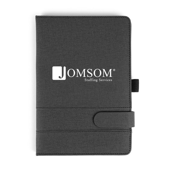 LuxeMag A5 Leather Journal – Jomsom Staffing Branded