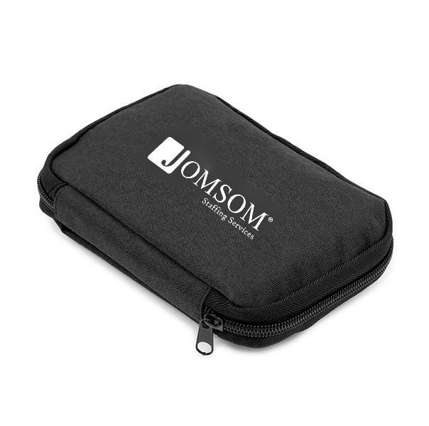 PET Zippered Tool & Electronic Accessory Pouch – Jomsom Staffing Branded